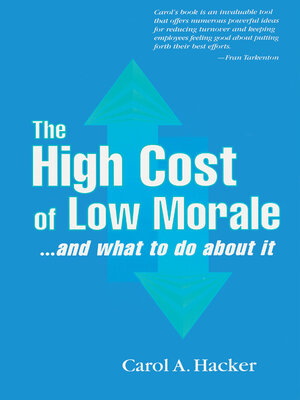 cover image of The High Cost of Low Morale...and What to Do About It